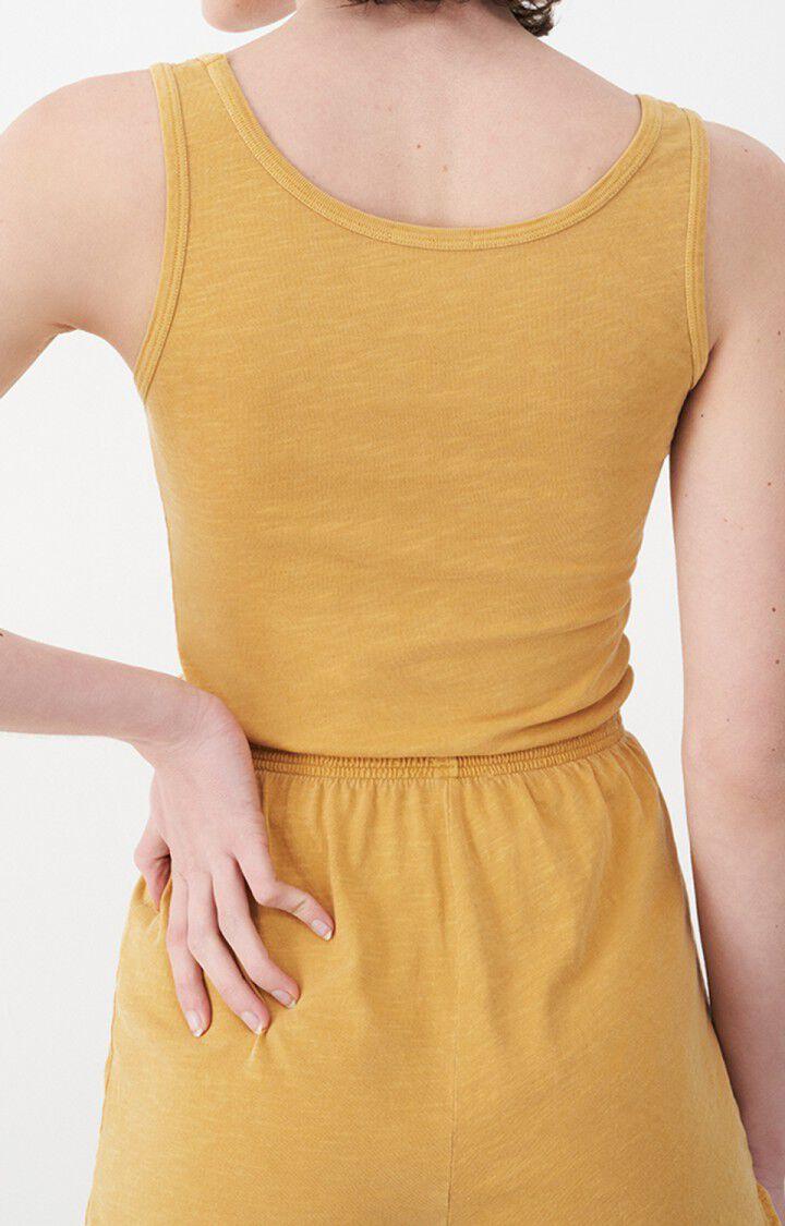 American Vintage Debardeur Femme Lamy - CUMIN VINTAGE Sans Manches Jaune - E22