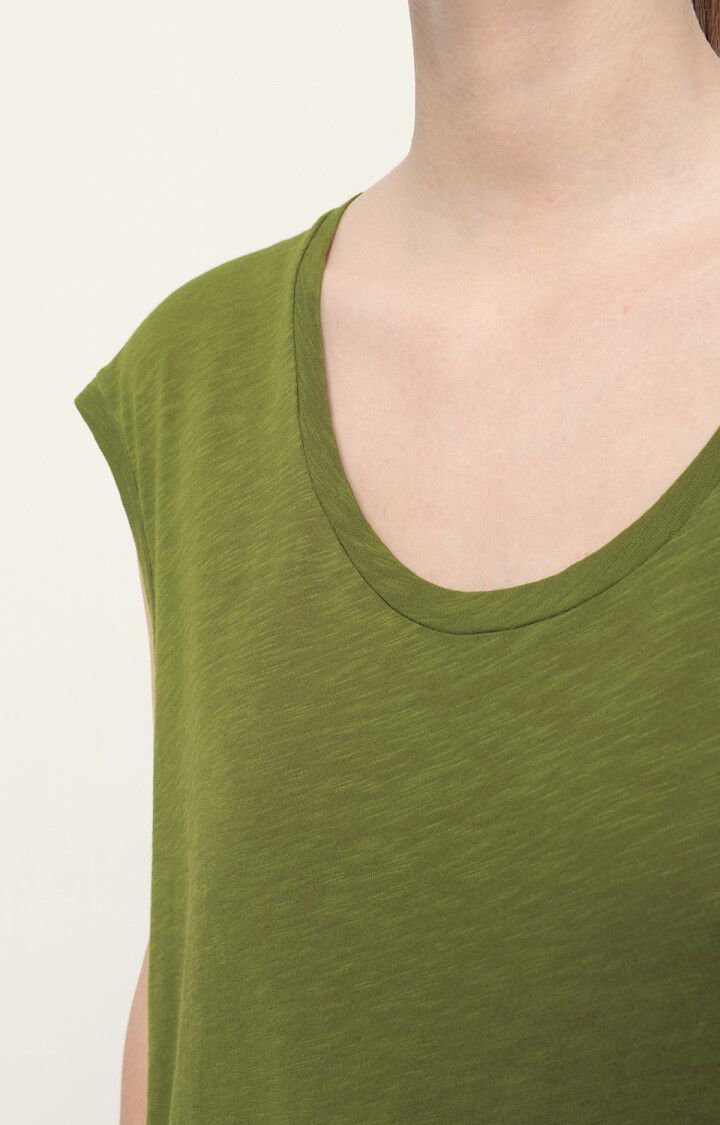 American Vintage Debardeur Femme Lorkford - CAMOUFLAGE Sans Manches Vert - E20