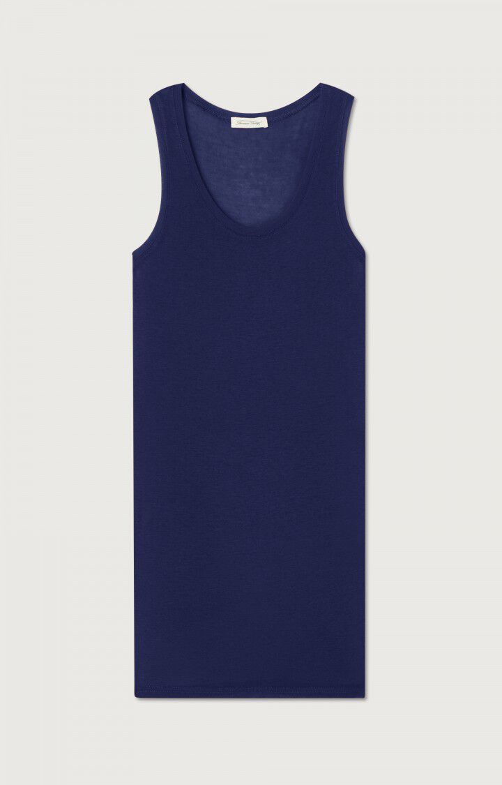 american vintage Débardeur femme Massachusetts - AUBERGINE VINTAGE Sans manches Violet - E23B
