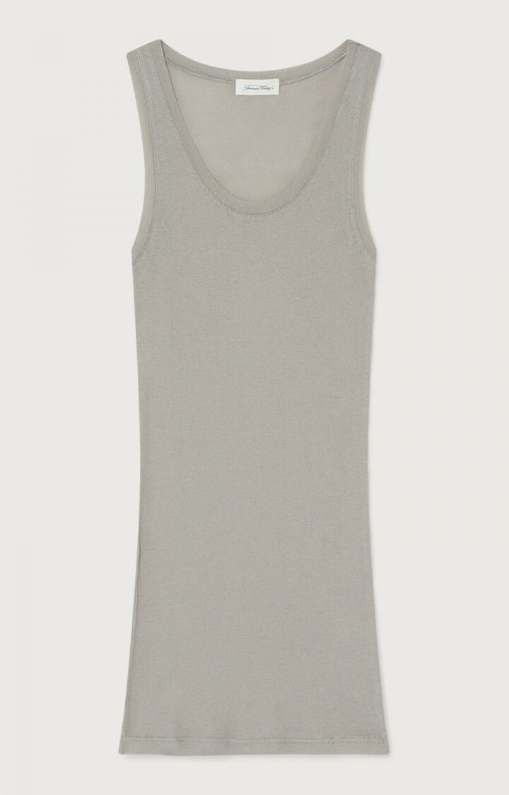 american vintage Debardeur femme Massachusetts - ELEPHANT VINTAGE 0 Sans manches Gris - H22B