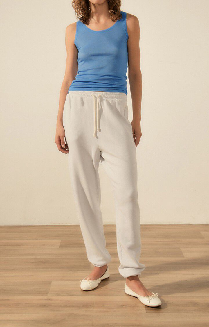 American Vintage Débardeur Femme Massachusetts - PERVENCHE VINTAGE 0 Sans Manches Bleu - E23