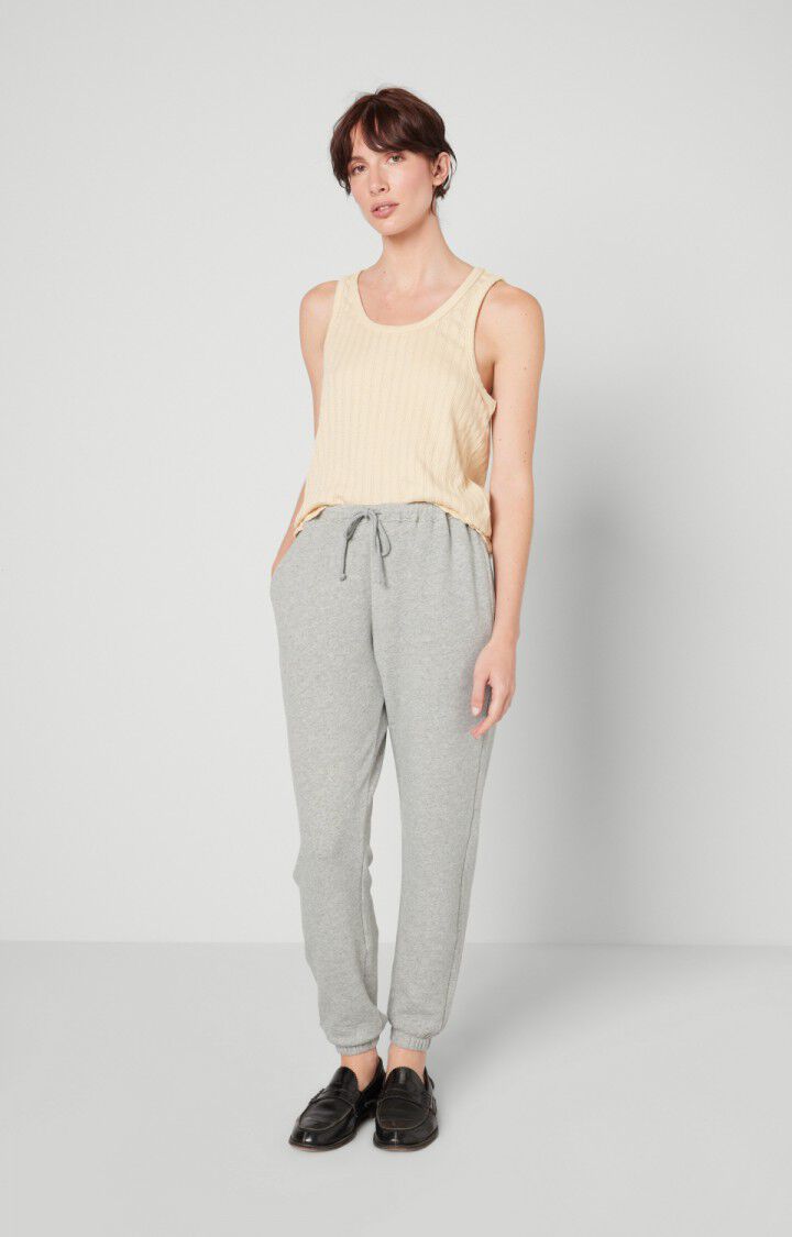American Vintage Débardeur Femme Niwiz - ECRU Sans Manches Beige - H22
