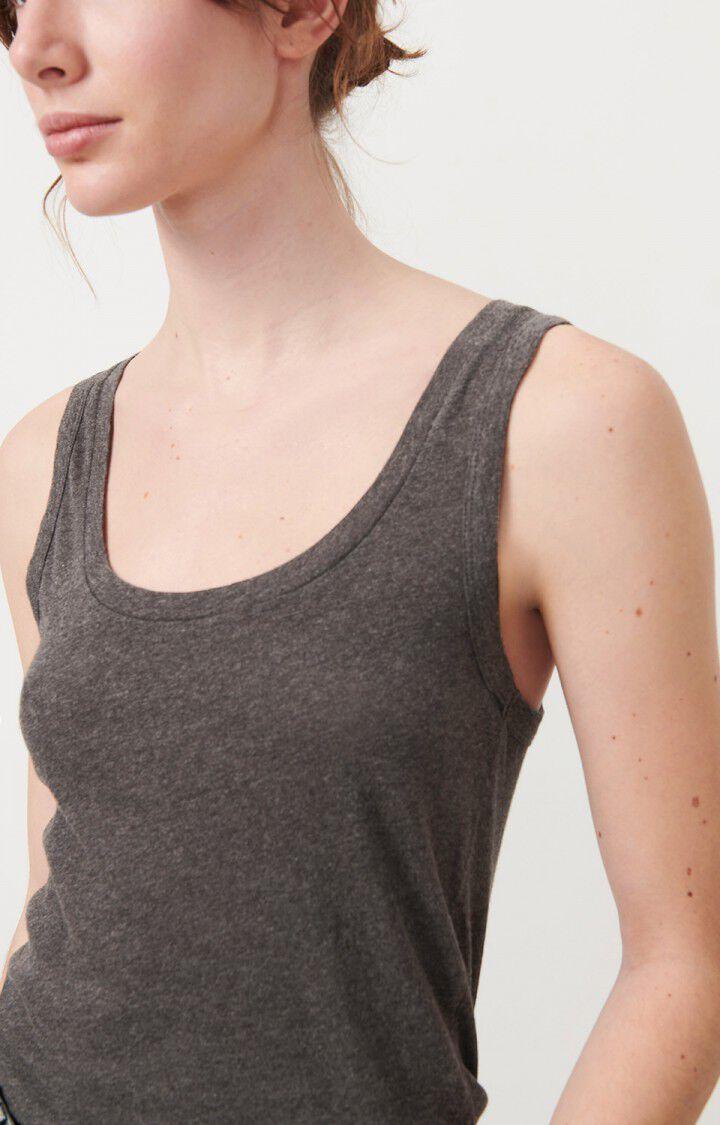 American Vintage Débardeur Femme Nouveau Mexique - ANTHRACITE CHINE Sans Manches Gris - E24