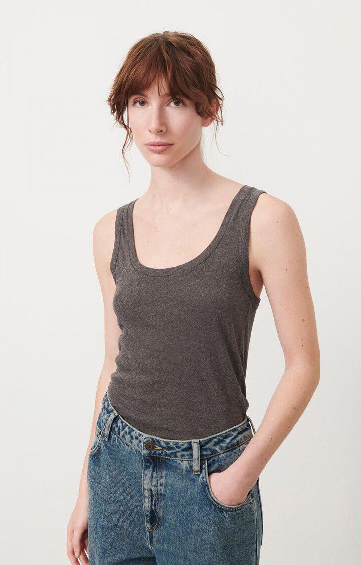 american vintage Débardeur femme Nouveau Mexique - ANTHRACITE CHINE Sans manches Gris - E24