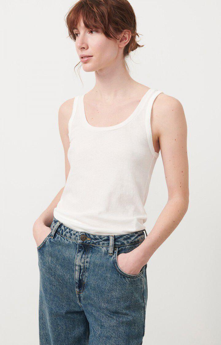 american vintage Débardeur femme Nouveau Mexique - BLANC Sans manches Blanc - E24