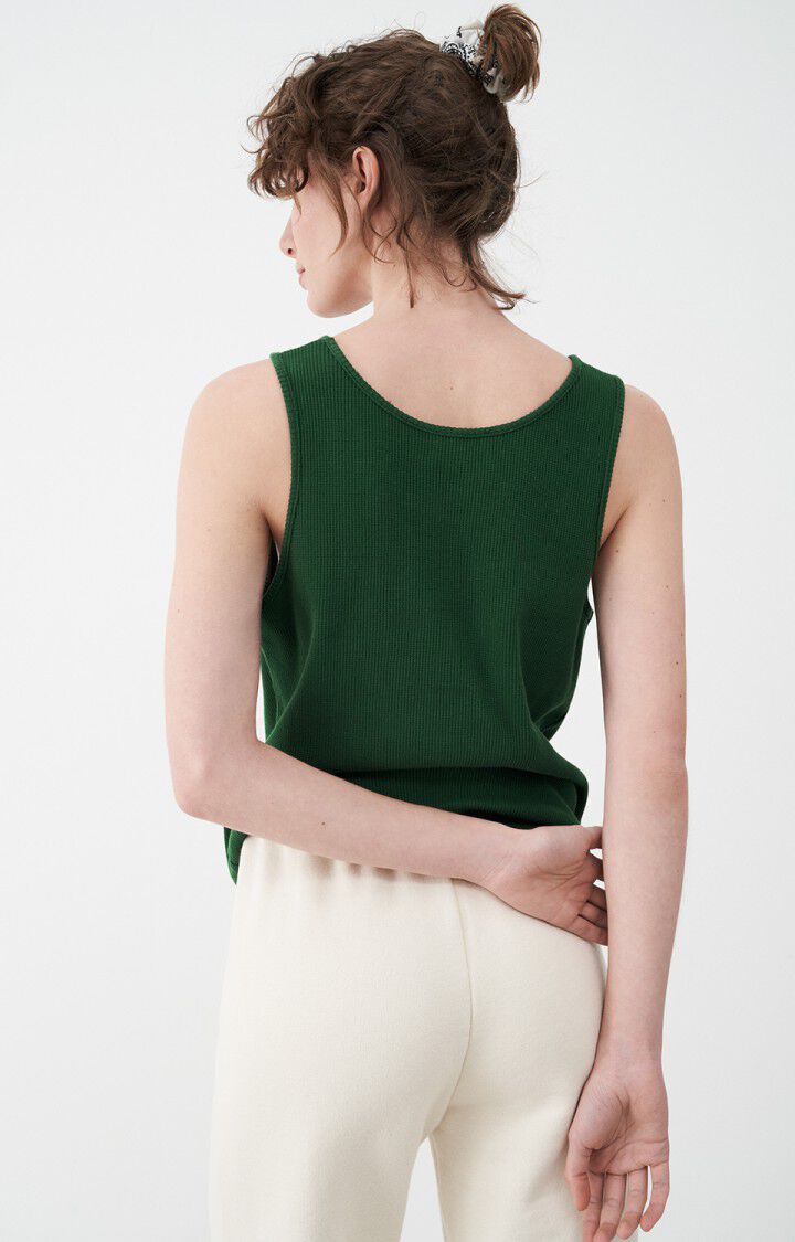 American Vintage Débardeur Femme Ropindale - ANETH 0 Sans Manches Vert - E22B