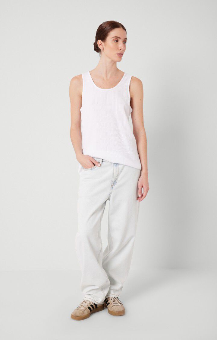 American Vintage Débardeur Femme Ropindale - BLANC Blanc - E22