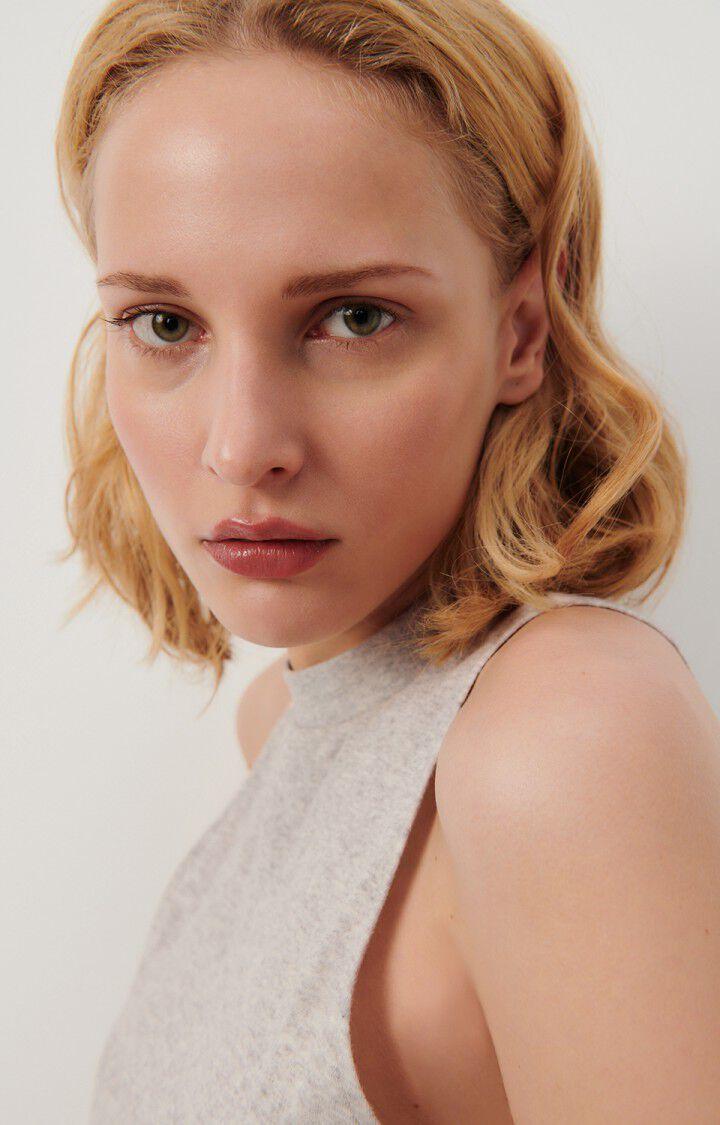 American Vintage Débardeur Femme Ruzy - GRIS CLAIR CHINE Sans Manches Gris - E24