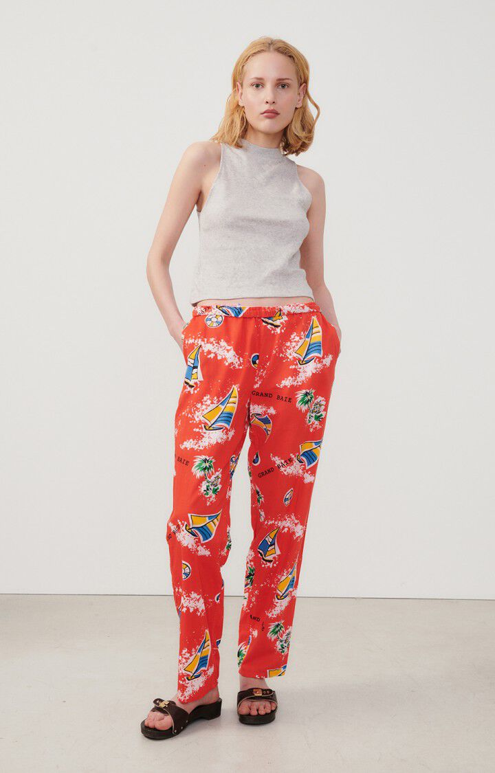 American Vintage Débardeur Femme Ruzy - GRIS CLAIR CHINE Sans Manches Gris - E24