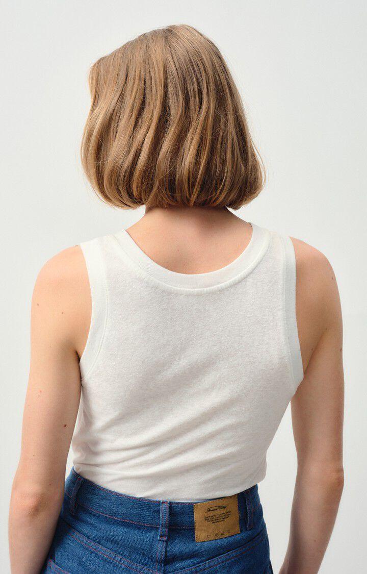American Vintage Débardeur Femme Seyes - NACRE 0 Sans Manches Blanc - E24
