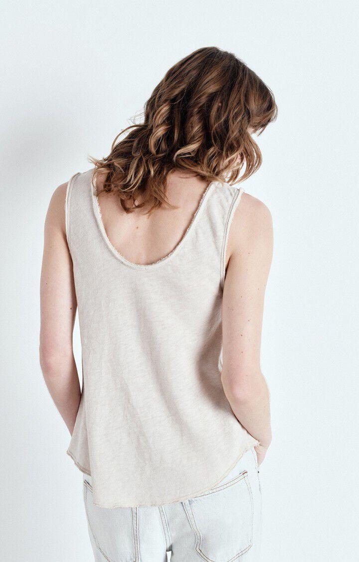 American Vintage Débardeur Femme Sonoma - MASTIC VINTAGE 0 Sans Manches Beige - E25