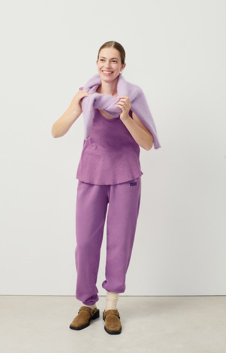 American Vintage Débardeur Femme Sonoma - ROSE INDIEN VINTAGE 0 Sans Manches Violet - H24