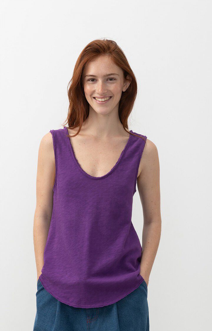 american vintage Débardeur femme Sonoma - ULTRAVIOLET VINTAGE 0 Sans manches Violet - E24