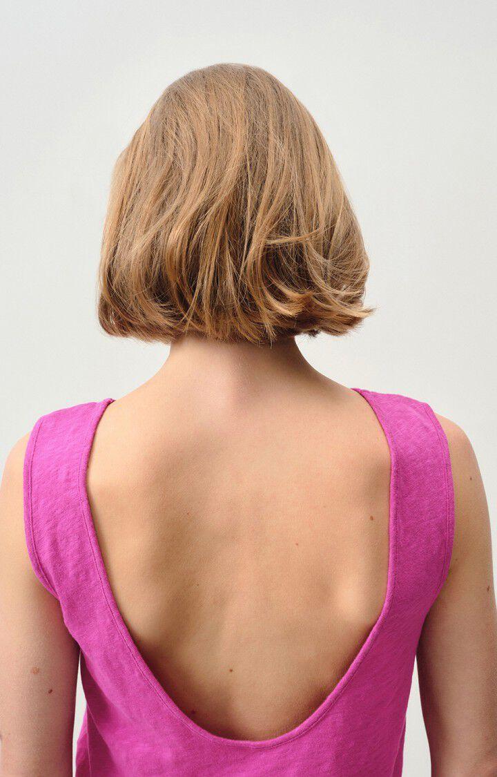 American Vintage Débardeur Femme Sully - ROSE INDIEN 0 Sans Manches Rose - E24