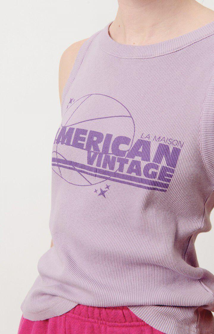 American Vintage Débardeur Femme Toledo - PARME 0 Sans Manches Violet - E23