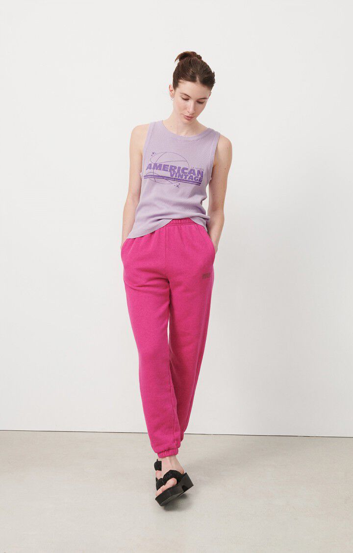 American Vintage Débardeur Femme Toledo - PARME 0 Sans Manches Violet - E23