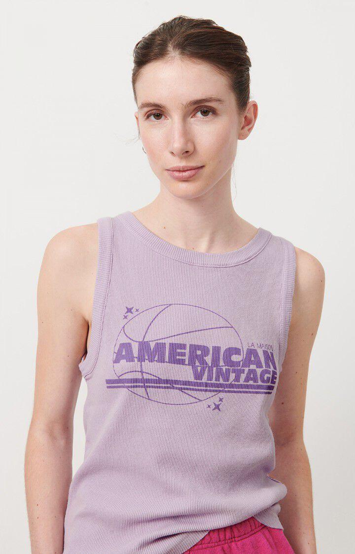 american vintage Débardeur femme Toledo - PARME 0 Sans manches Violet - E23