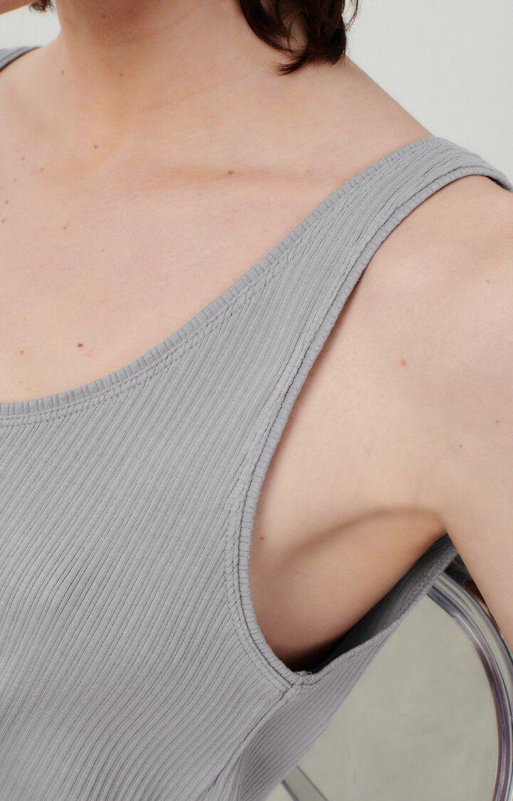 American Vintage Débardeur Femme Tyxibay - GRIS VINTAGE 0 Sans Manches Gris - E24