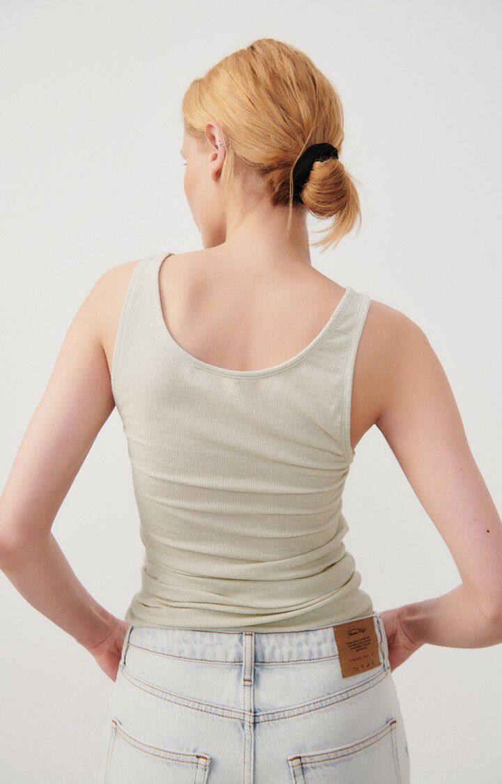 American Vintage Débardeur Femme Wepy - BRUME CHINE 0 Sans Manches Gris - E24