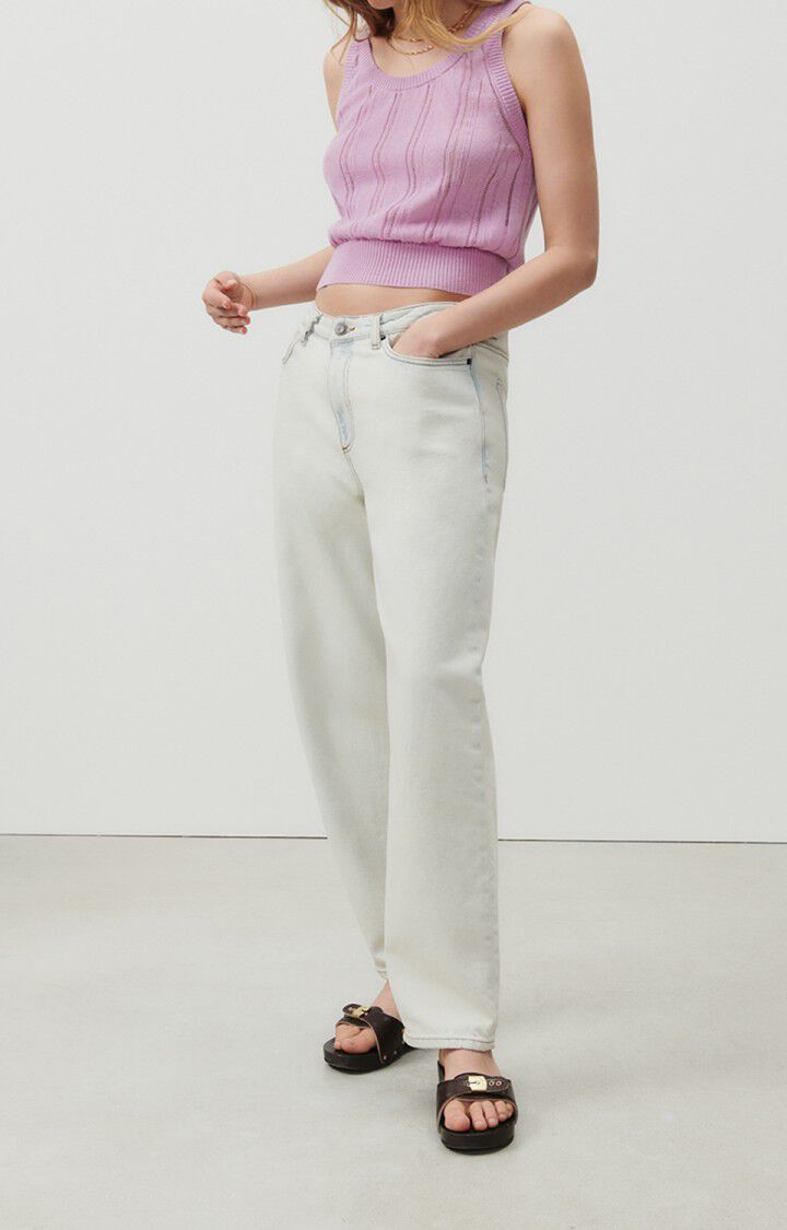 American Vintage Débardeur Femme Yogo - PARME 0 Sans Manches Violet - E23