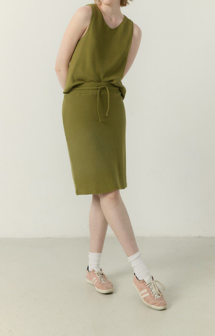 American Vintage Débardeur Femme Zymy - THYM 0 Sans Manches Vert - E23