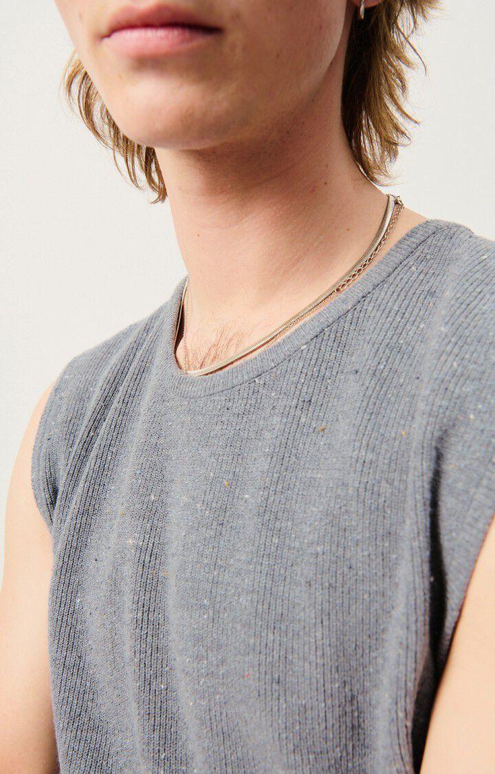 American Vintage Débardeur Homme Dozborow - CONSTELLATION CHINE 0 Sans Manches Gris - E24