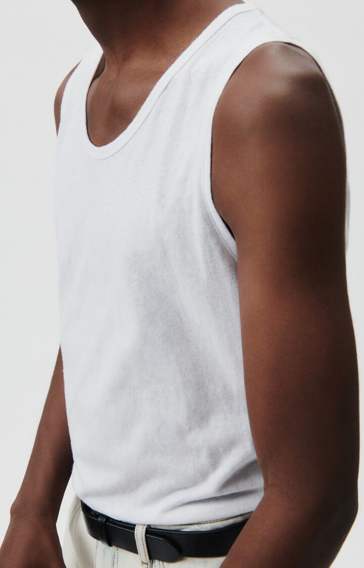 American Vintage Débardeur Homme Lopintale - BLANC 0 Sans Manches Blanc - E23