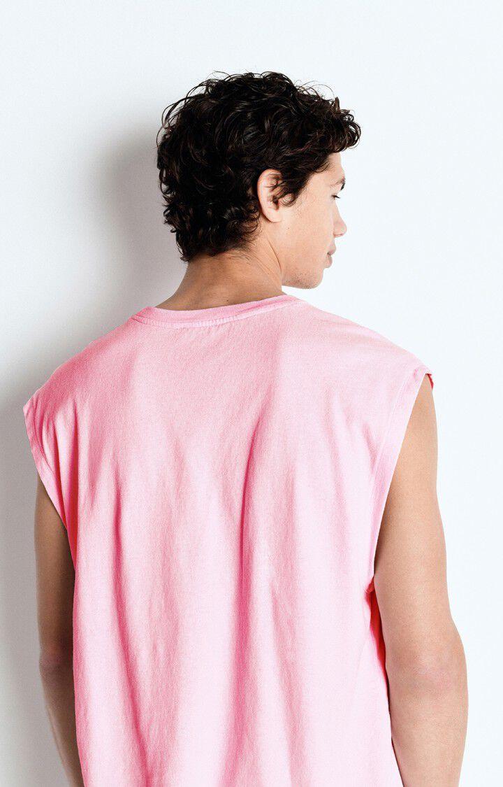 American Vintage Débardeur Homme Ykobow - GUIMAUVE Sans Manches Rose - E25