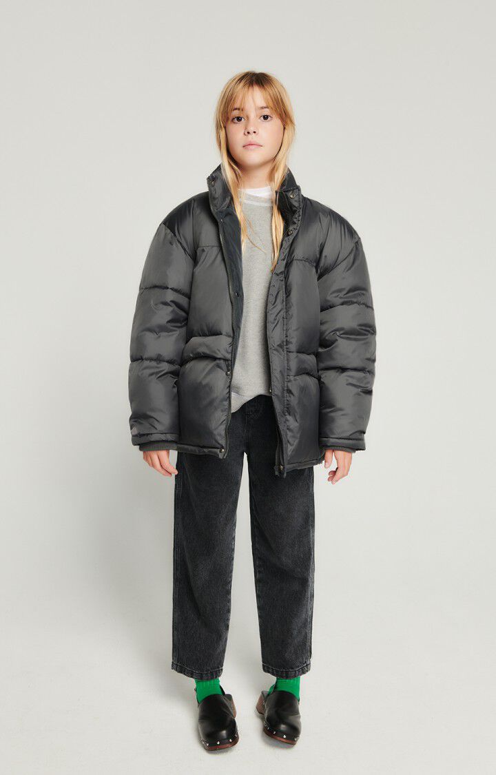American Vintage Doudoune Enfant Zidibay - ARDOISE 34 Manches Longues Gris - H23