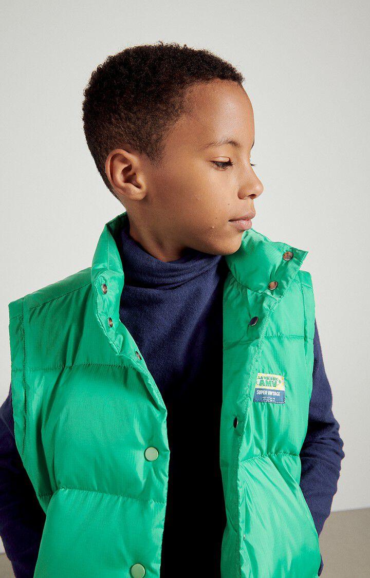 American Vintage Doudoune Enfant Zidibay - EMERAUDE 0 Sans Manches Vert - H23