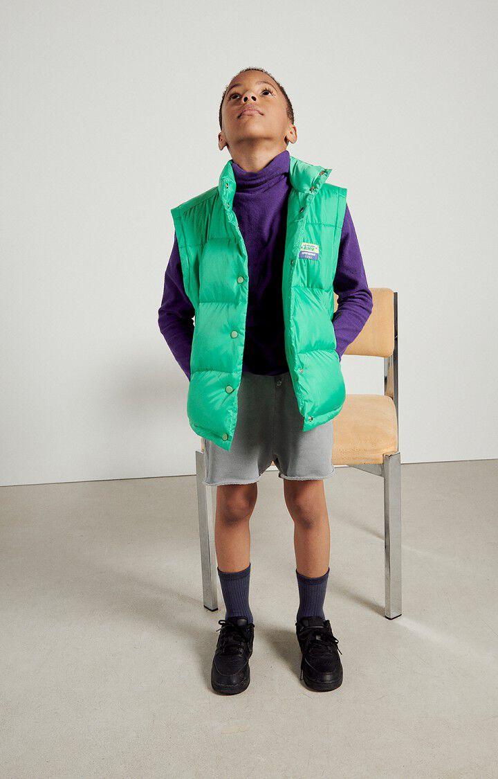 american vintage Doudoune enfant Zidibay - EMERAUDE 0 Sans manches Vert - H23