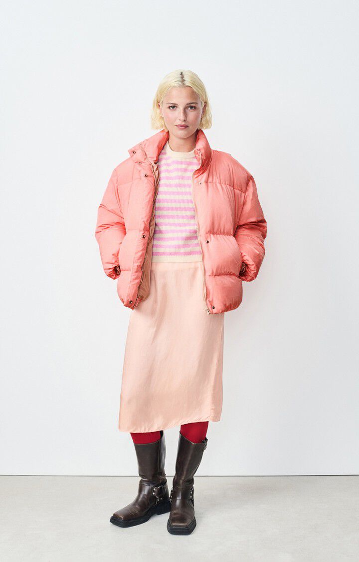 American Vintage Doudoune Femme Ifabay - TENDRESSE 57 Manches Longues Rose - H24