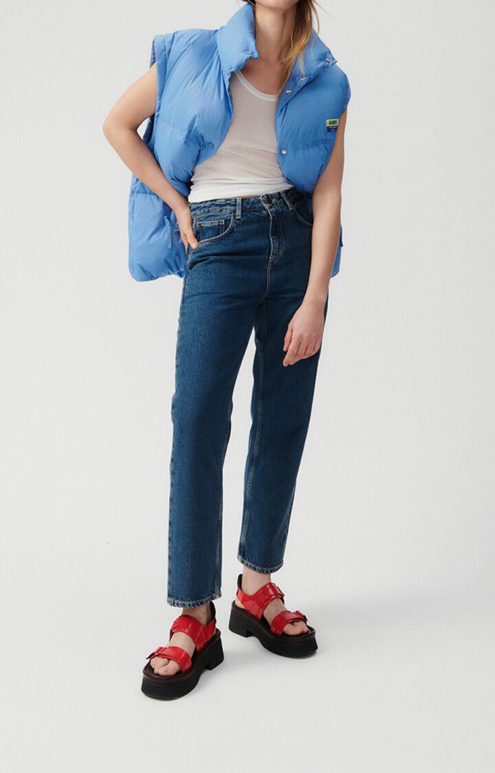 American Vintage Doudoune Femme Kolbay - AQUA 0 Sans Manches Bleu - E23