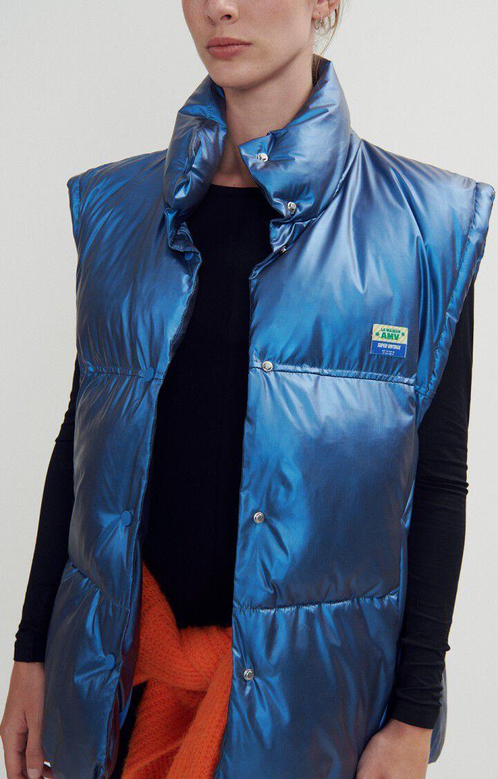 American Vintage Doudoune Femme Tymbay - GALACTIQUE 0 Sans Manches Bleu - H23