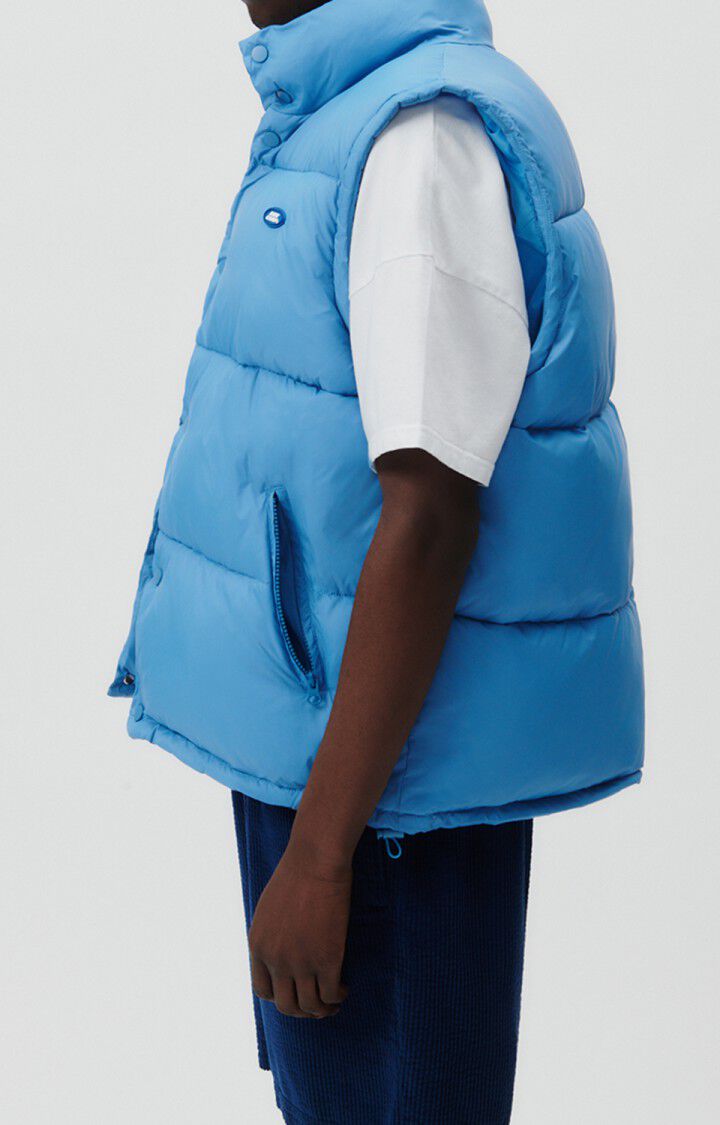 American Vintage Doudoune Homme Kolbay - AQUA 0 Sans Manches Bleu - E23