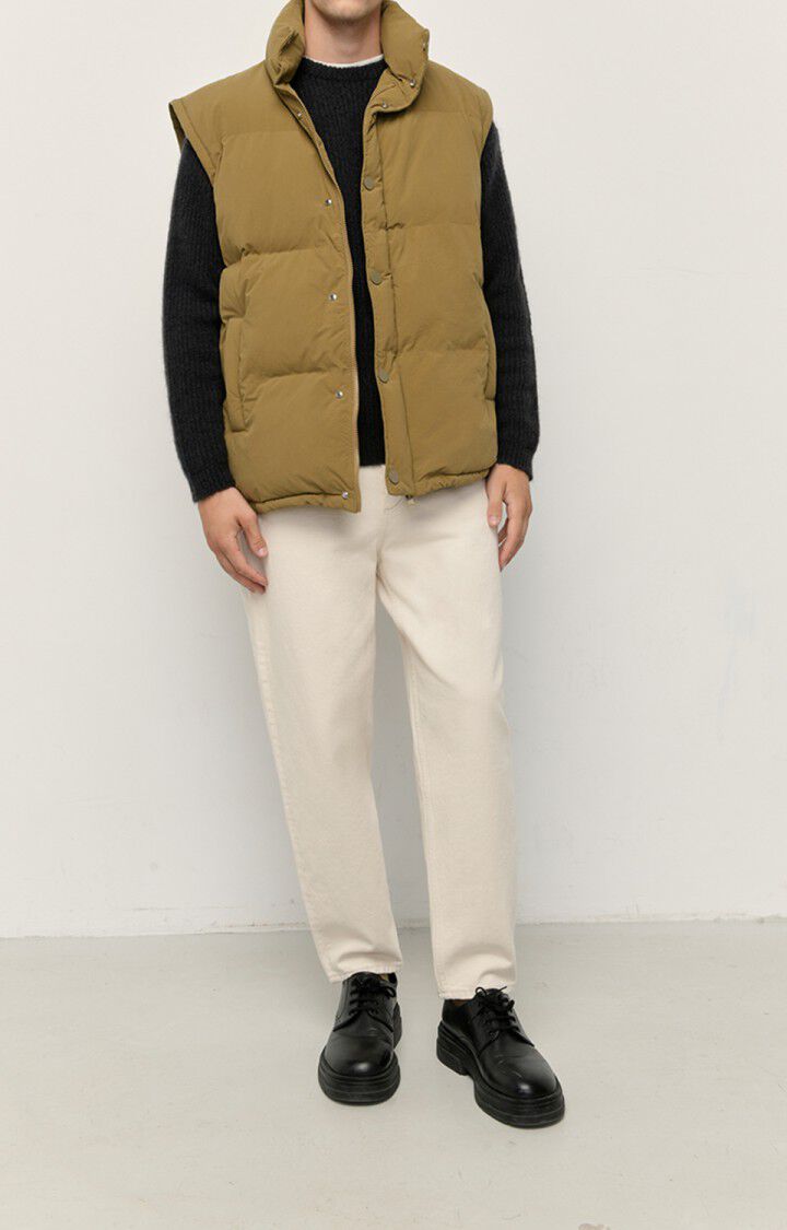 American Vintage Doudoune Homme Nymo - CAMEL Sans Manches Marron - H22