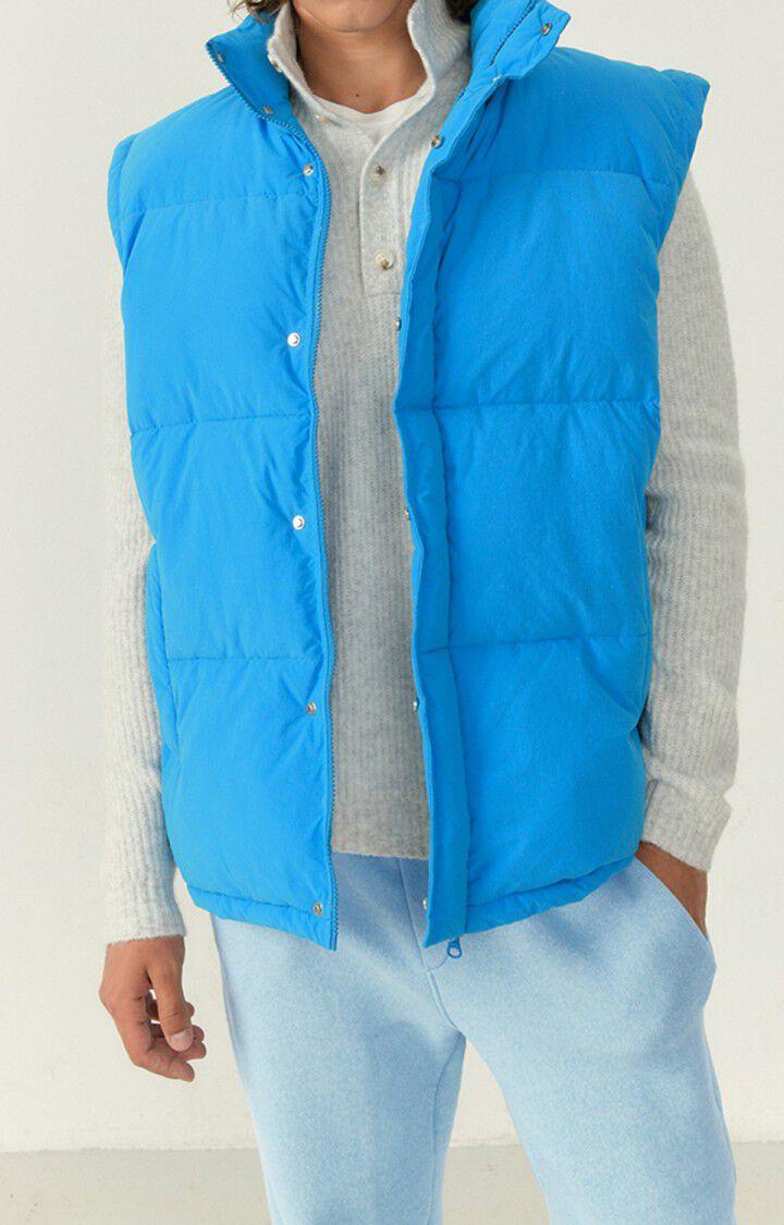 american vintage Doudoune homme Nymo - OASIS Sans manches Bleu - H22