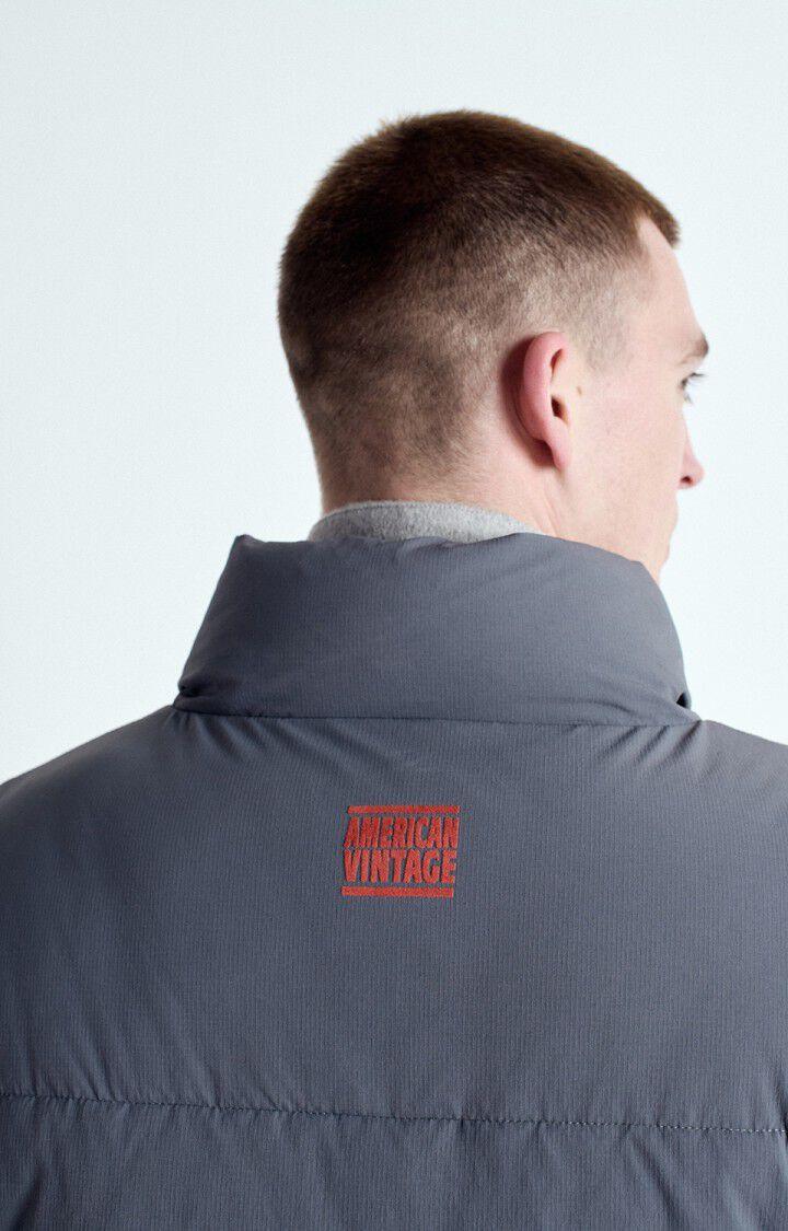 American Vintage Doudoune Homme Zaxoo - ACIER 62 Manches Longues Gris - E25