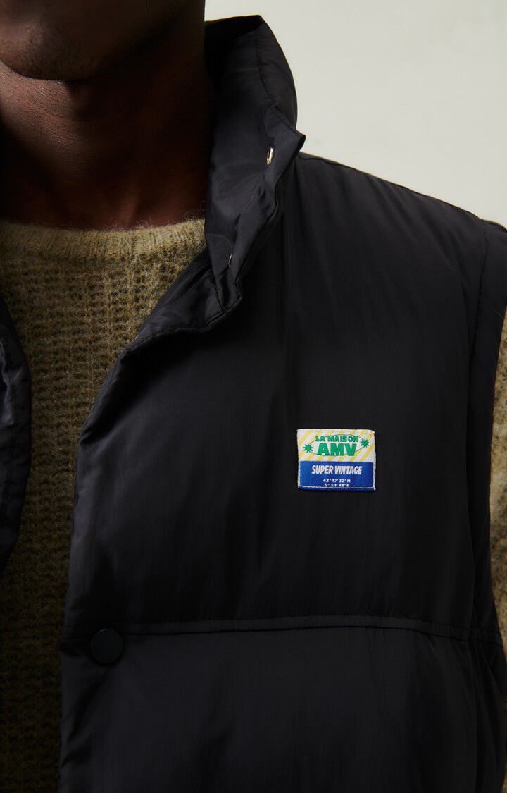 American Vintage Doudoune Homme Zidibay - NOIR 0 Sans Manches Noir - E24