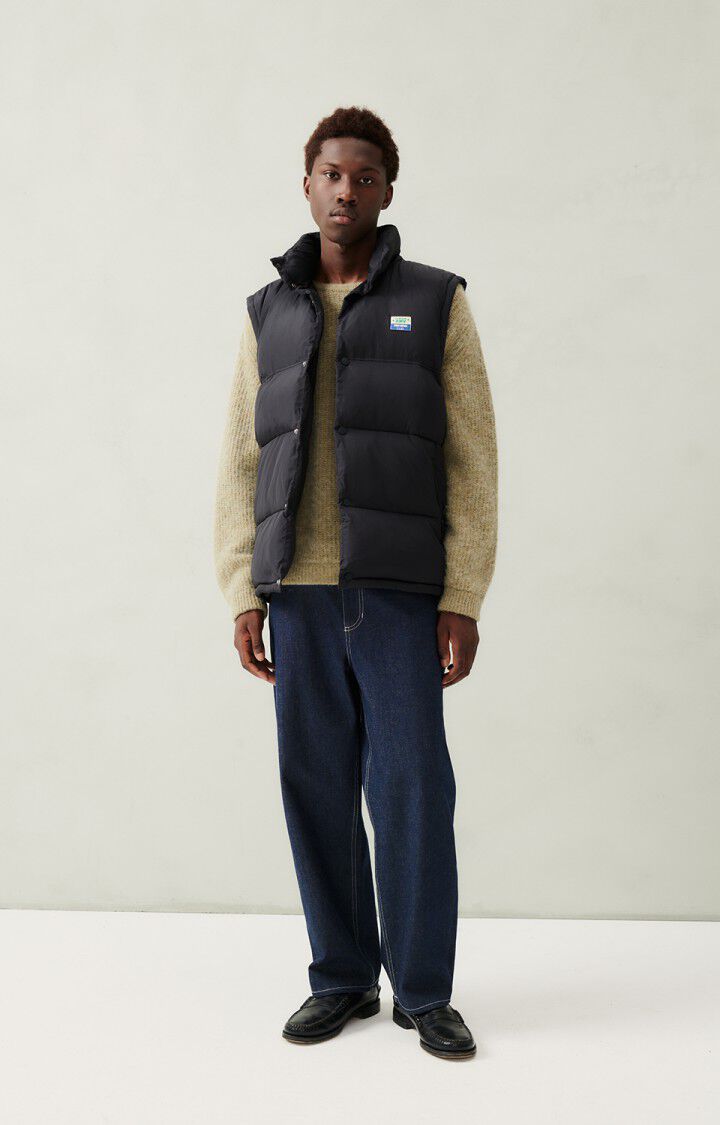 American Vintage Doudoune Homme Zidibay - NOIR 0 Sans Manches Noir - E24