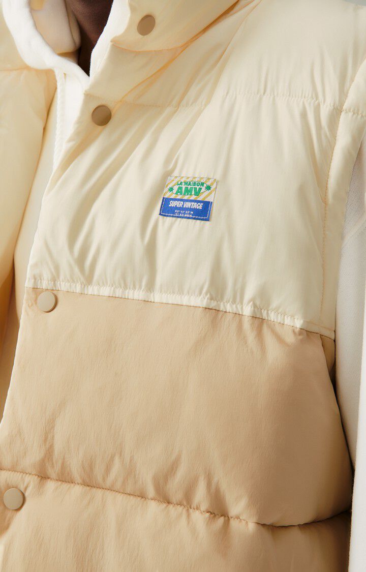 American Vintage Doudoune Homme Zotcity - CREME 0 Sans Manches Beige - H23