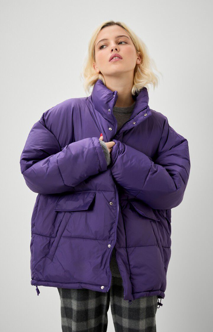 american vintage Doudoune mixte Kolbay - AUBERGINE Manches longues Violet - H22
