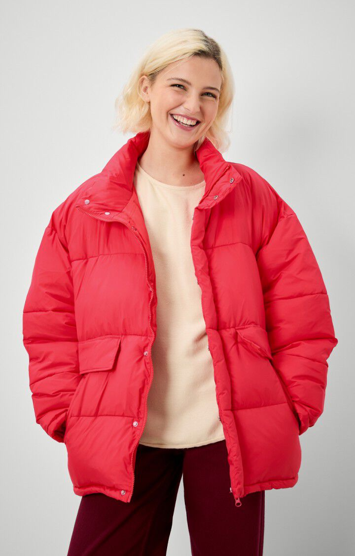 american vintage Doudoune mixte Kolbay - FRAMBOISINE Manches longues Rouge - H22