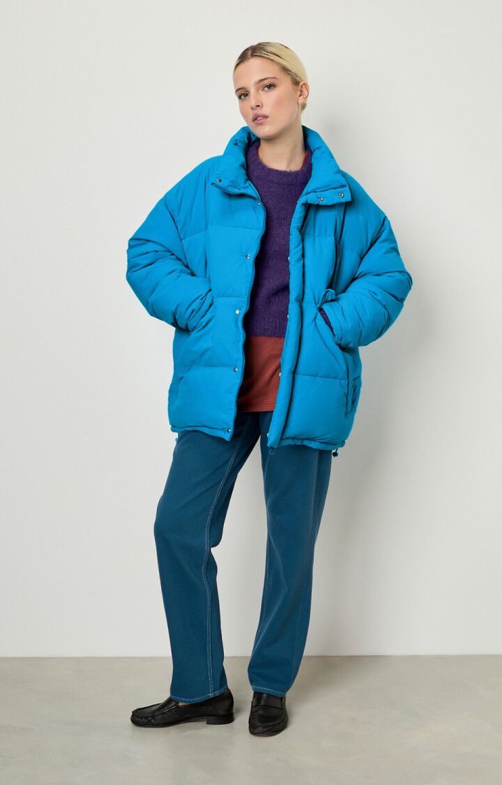 American Vintage Doudoune Mixte Nymo - OASIS Manches Longues Bleu - H22