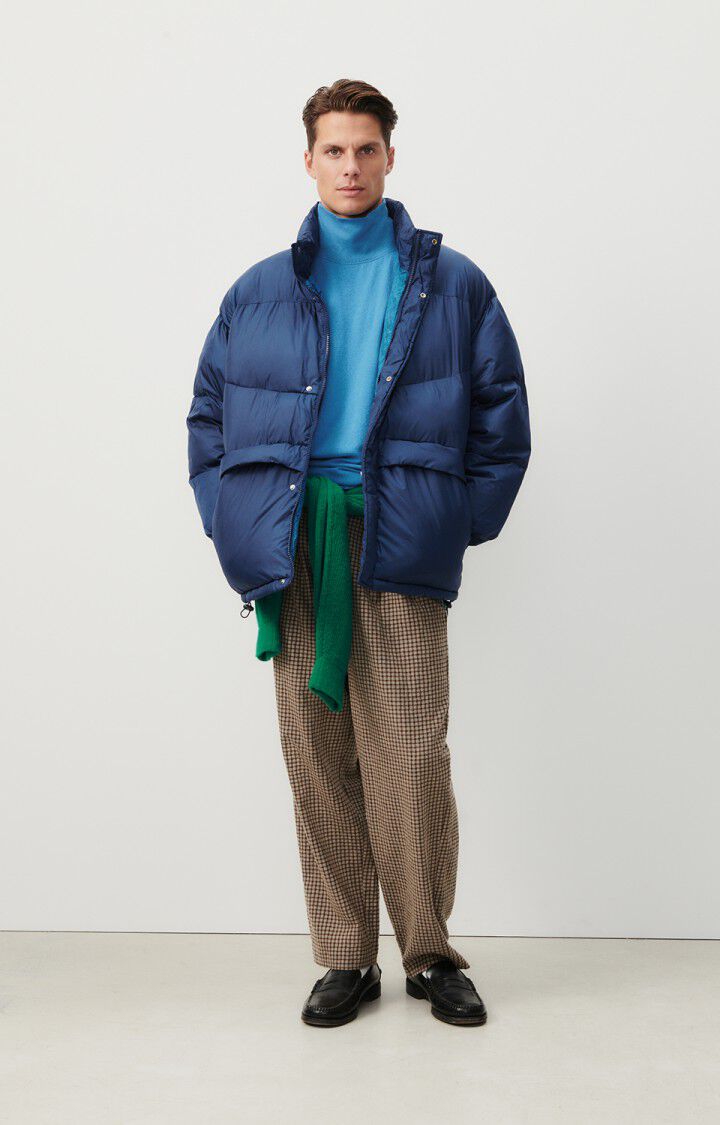 American Vintage Doudoune Mixte Zidibay - MARIN 61 Manches Longues Bleu - E24