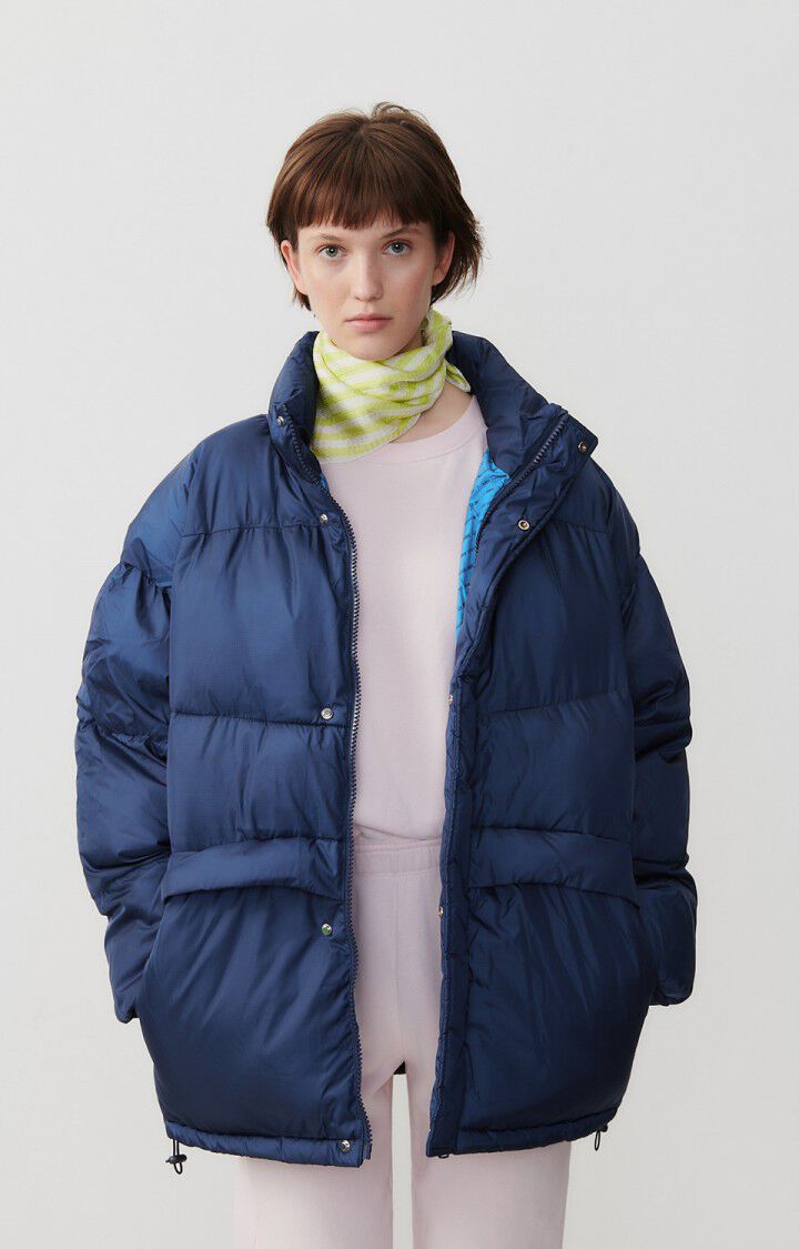 american vintage Doudoune mixte Zidibay - MARIN 61 Manches longues Bleu - E24