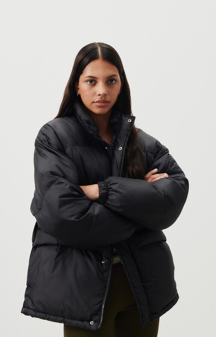 american vintage Doudoune mixte Zidibay - NOIR 61 Manches longues Noir - E24