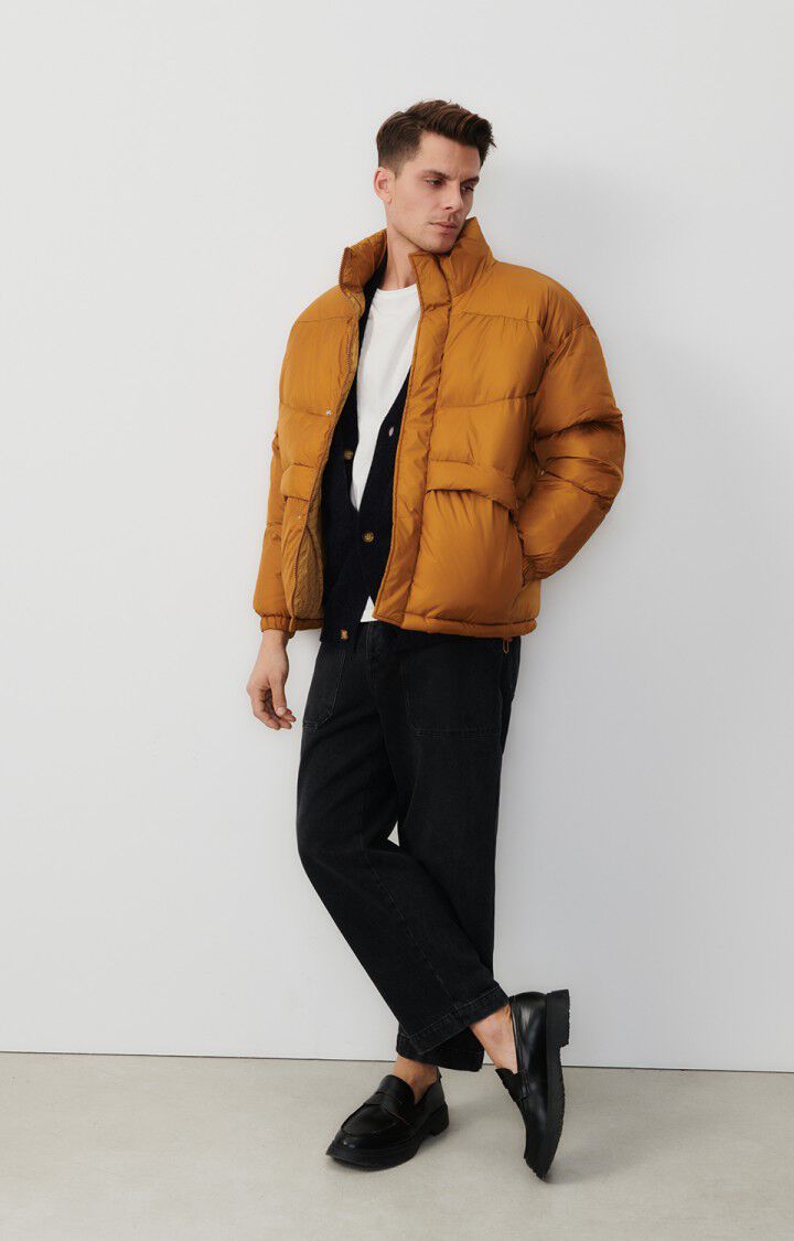 American Vintage Doudoune Mixte Zidibay - PAIN D'EPICES 61 Manches Longues Marron - H23