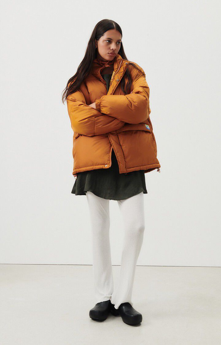 American Vintage Doudoune Mixte Zidibay - PAIN D'EPICES 61 Manches Longues Marron - H23