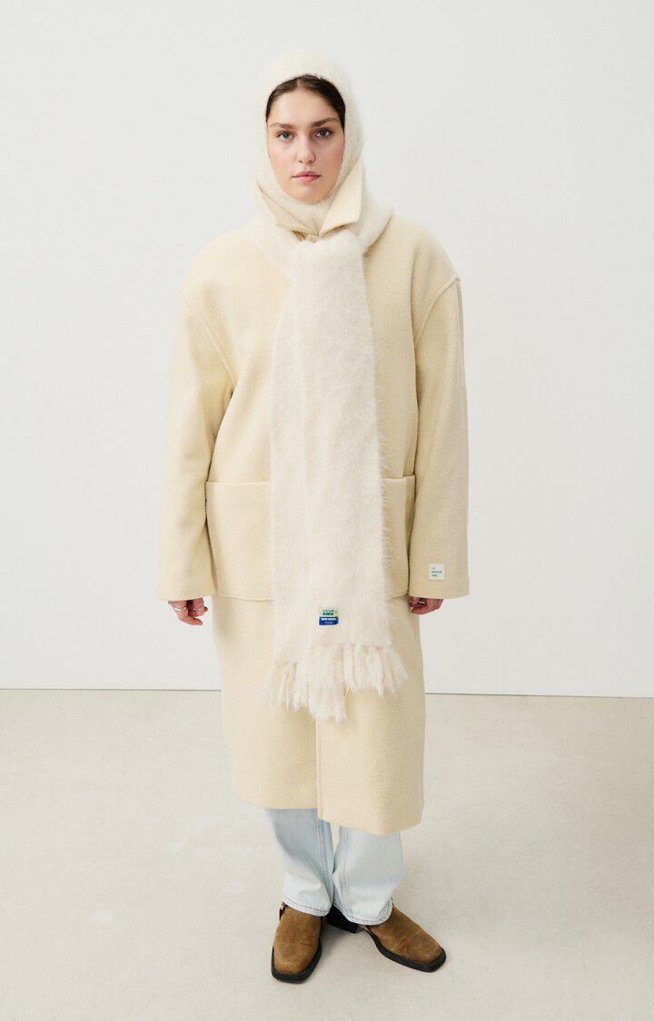 american vintage Écharpe Bymi - NACRE CHINE Beige - H24